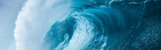 A cum tsunami depicting wave in Hawaii